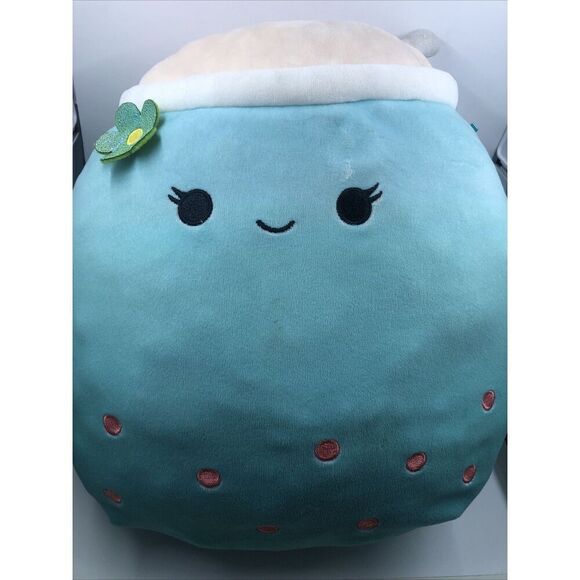 Squishmallows Jakarria The Boba Tea Drink Blue Plush 12" - Picture 1 of 16
